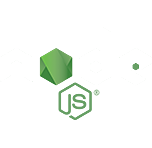 Book a demo - node js white logo