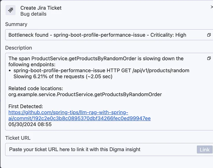 An image of a Jira ticket 